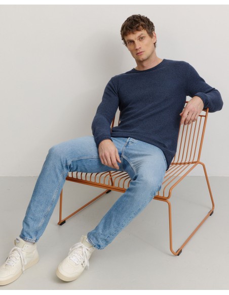 PULLOVER UOMO IN COTONE BIOLOGICO VEGAN “EUKALYPTUS”