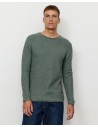 PULLOVER UOMO IN COTONE BIOLOGICO VEGAN “EUKALYPTUS”