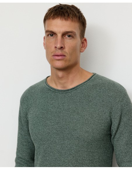 PULLOVER UOMO IN COTONE BIOLOGICO VEGAN “EUKALYPTUS”