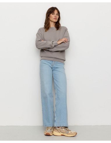 FELPA DONNA GIROCOLLO IN COTONE BIOLOGICO VEGAN...