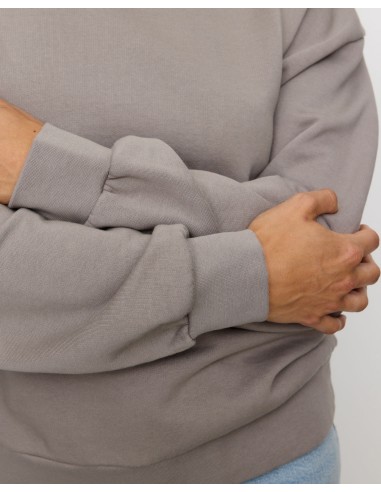 FELPA DONNA GIROCOLLO IN COTONE BIOLOGICO VEGAN...