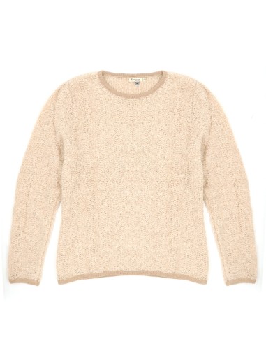 MAGLIONE DONNA GIROCOLLO IN  BABY ALPACA, SETA...