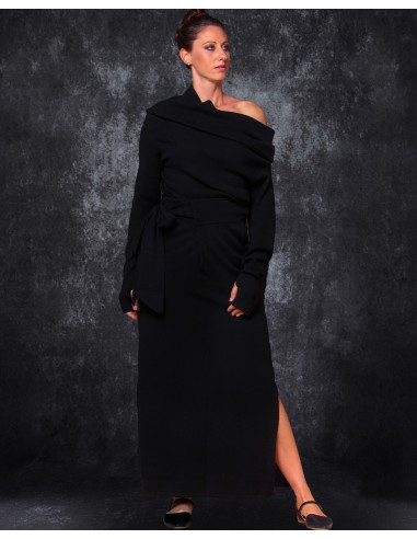 MAXI MAGLIA MANICHE LUNGHE IN LANA E CASHMERE...