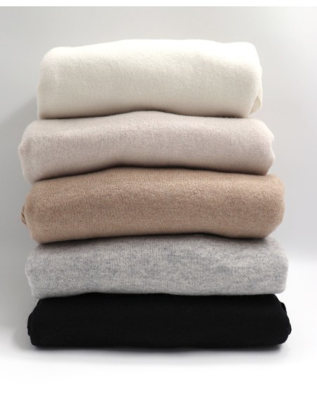 MAXI FELPA UNISEX IN 100% CASHMERE CON CAPPUCCIO "ALICE"