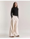 PANTALONI AMPI IN COTONE E LYOCELL "SOFIA"