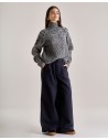 PANTALONI AMPI IN COTONE E LYOCELL "SOFIA"