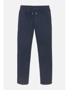 PANTALONE CHINO UOMO IN COTONE BIOLOGICO "TARO" - NAVY