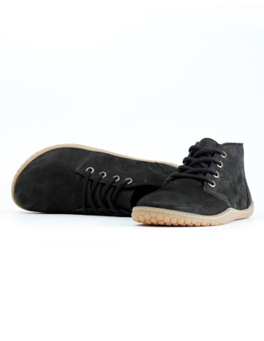 SCARPA STRINGATA BAREFOOT IN PELLE SCAMOSCIATA...