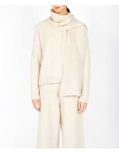 SCIARPA IN LANA IRLANDESE "SPARROW" - NATURALE 2