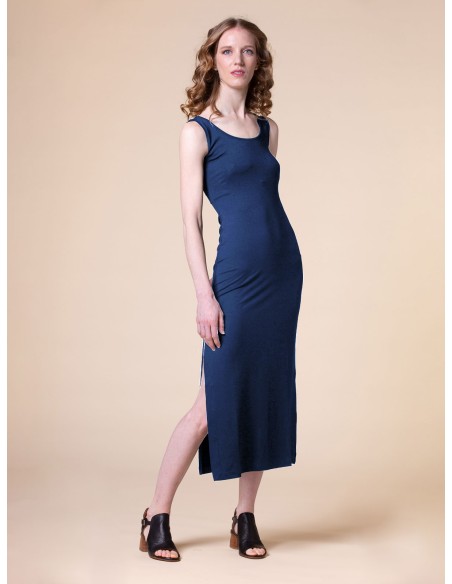 ABITO LUNGO SLIM IN BAMBU' "ANN"
