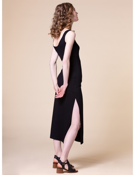 ABITO LUNGO SLIM IN BAMBU' "ANN"