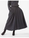 GONNA AMPIA 100% CASHMERE CON PENCES "MARTA"