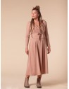 GONNA AMPIA 100% CASHMERE CON PENCES "MARTA"