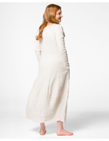 ABITO IN SETA INCRESPATA DOPPIATA AD EFFETTO...