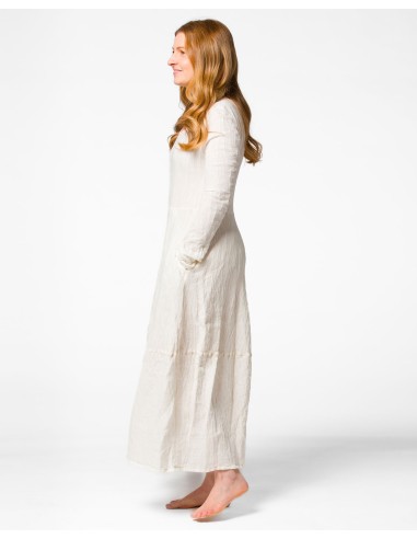 ABITO IN SETA INCRESPATA DOPPIATA AD EFFETTO...