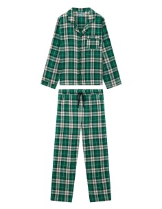 PIGIAMA UOMO IN FLANELLA DI COTONE BIO "JIMJAM" - BOSCO
