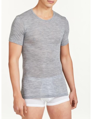 T-SHIRT UOMO IN LANA MERINO EXTRAFINE GIROCOLLO