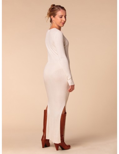 VESTITO CASHMIRETTO IN SETA E CASHMERE "AURORA"