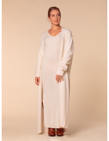 VESTITO CASHMIRETTO IN SETA E CASHMERE "AURORA"