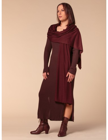 VESTITO CASHMIRETTO IN SETA E CASHMERE "AURORA"