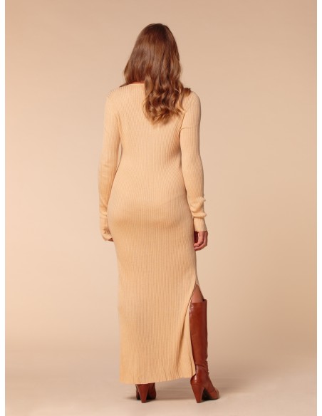 VESTITO CASHMIRETTO IN SETA E CASHMERE "AURORA"