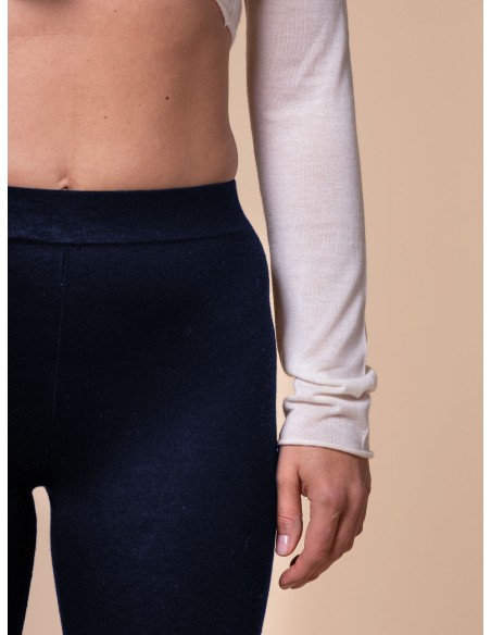 LEGGINGS IN SETA E CASHMERE CASMIRETTI "EMMA"