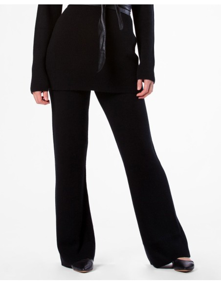 PANTALONI 100% CASHMERE A COSTINA "SILVIA"

