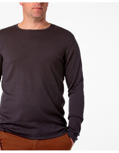 CASHMIRETTA UOMO GIROCOLLO IN SETA E CASHMERE "THOMAS"