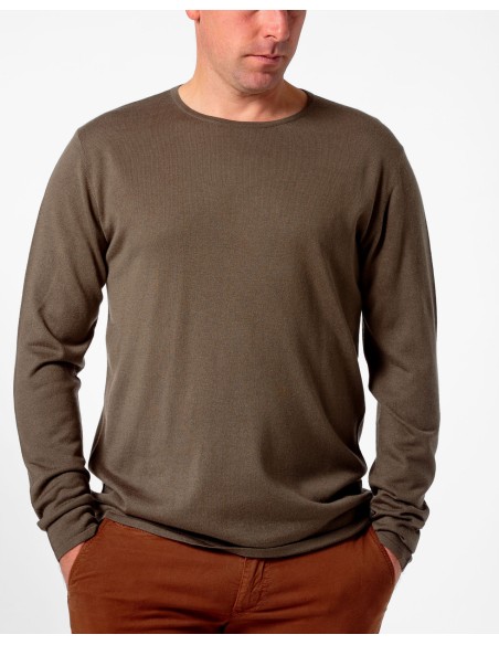 CASHMIRETTA UOMO GIROCOLLO IN SETA E CASHMERE "THOMAS"