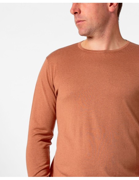 CASHMIRETTA UOMO GIROCOLLO IN SETA E CASHMERE "THOMAS"