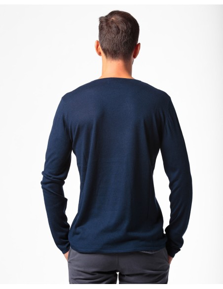 CASHMIRETTA UOMO GIROCOLLO IN SETA E CASHMERE "THOMAS"