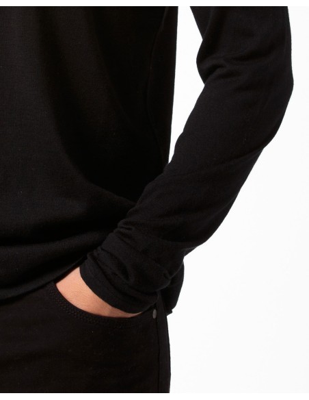 CASHMIRETTA UOMO GIROCOLLO IN SETA E CASHMERE "THOMAS"