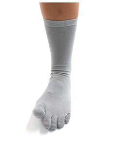 CALZINI IN BAMBU' 5 DITA - GRIGIO 2