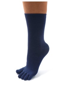 CALZINI IN BAMBU' 5 DITA - NAVY