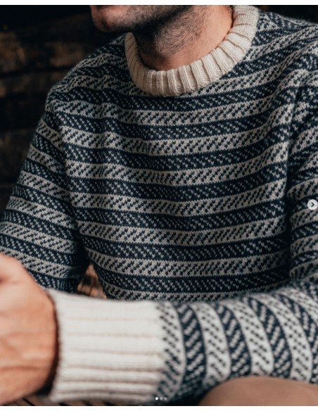 MAGLIONE NORVEGESE IN LANA MERINO "DANE"