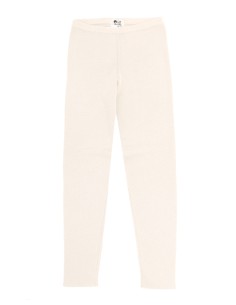 LEGGINGS CASMIRETTI KIDS IN SETA E CASHMERE - BIANCO