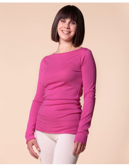 MAGLIA CASHMIRETTA IN SETA E CASHMERE "GRETA"