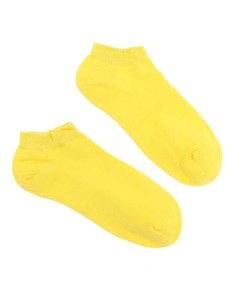 CALZINI IN BAMBU'CORTI "BASIC" - GIALLO 2