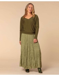 GONNA IN 100% SETA "DETTE LIMITED" - SALVIA