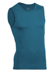 SMANICATO TERMICO IN LANA-SETA SPORT - PETROLIO