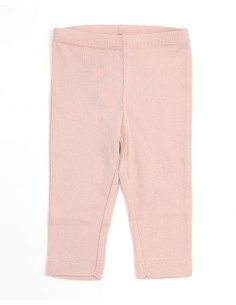 LEGGINGS BABY IN COTONE BIOLOGICO - ROSA 2