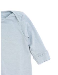 TUTINA BABY IN BAMBU' CON E SENZA PIEDINI - BIANCO 2