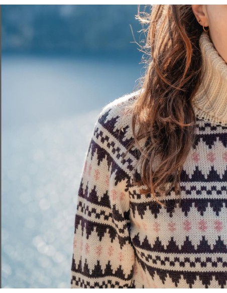 CARDIGAN NORVEGESE IN LANA MERINO "GUNCHILD"