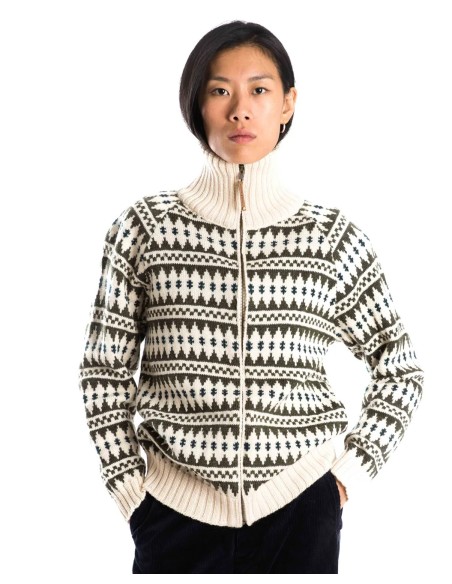 CARDIGAN NORVEGESE IN LANA MERINO "GUNCHILD"