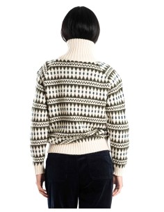 CARDIGAN NORVEGESE IN LANA MERINO "GUNCHILD" - VERDE 2