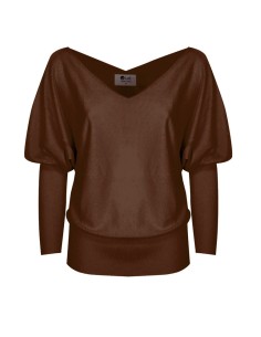 MAGLIA SCOLLO "V" CASHMIRETTA IN SETA E CASHMERE "ELISA"... 2