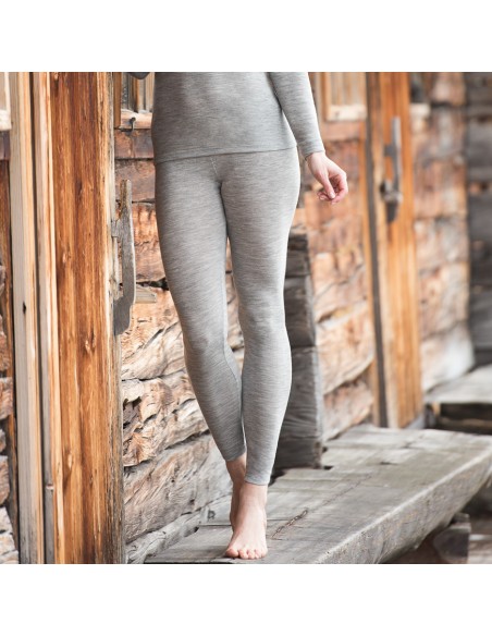 LEGGINGS DONNA IN LANA-SETA