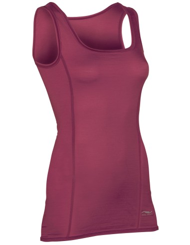 CANOTTA TERMICA IN LANA-SETA PER LO SPORT CON...