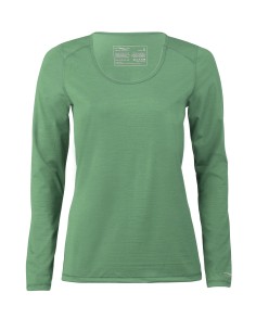 MAGLIA TERMICA IN LANA-SETA SPORT A MANICA LUNGA - GIALLO 2