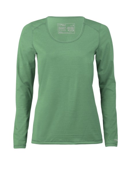 MAGLIA TERMICA IN LANA-SETA SPORT A MANICA LUNGA